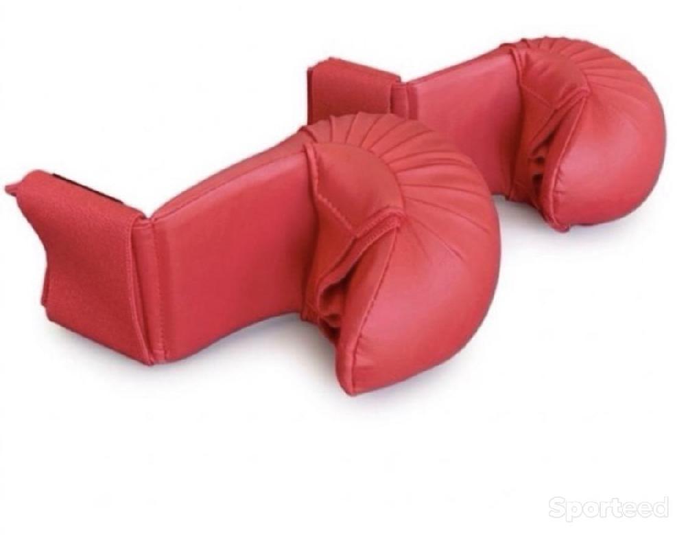 Karaté - Gants de Karate Tokaido WKF Approved Rouge — Taille L (Neufs) - photo 2