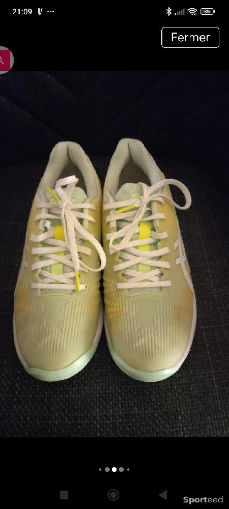 Tennis - Chaussures tennis / padel haut de gamme Clay Asics Solution Speed FF - Taille 39.5 - photo 2