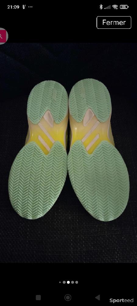 Tennis - Chaussures tennis / padel haut de gamme Clay Asics Solution Speed FF - Taille 39.5 - photo 3