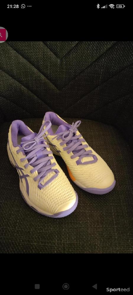 Tennis - Chaussures tennis / padel haut de gamme Terre Battue Asics Solution Speed FF 2 Clay - Taille 37.5 - photo 1