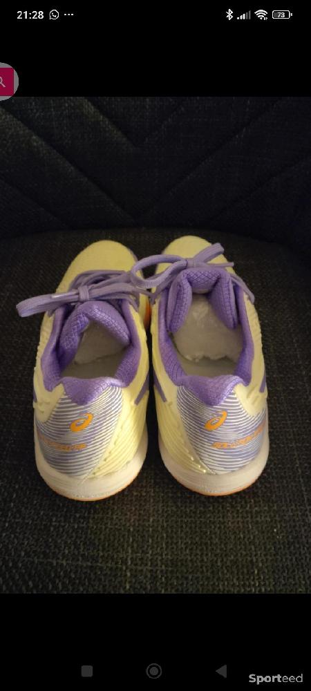 Tennis - Chaussures tennis / padel haut de gamme Terre Battue Asics Solution Speed FF 2 Clay - Taille 37.5 - photo 2
