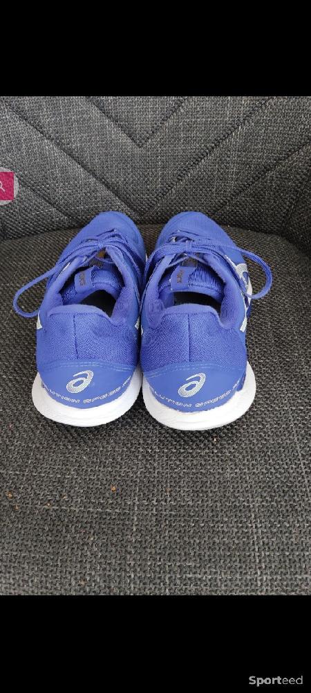 Tennis - Chaussures tennis / padel haut de gamme Toutes Surfaces Asics Solution Speed FF 3 - Taille 40 - Bleu et blanc - photo 3