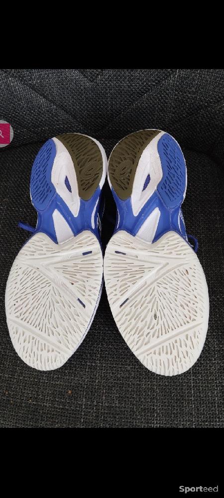 Tennis - Chaussures tennis / padel haut de gamme Toutes Surfaces Asics Solution Speed FF 3 - Taille 40 - Bleu et blanc - photo 4