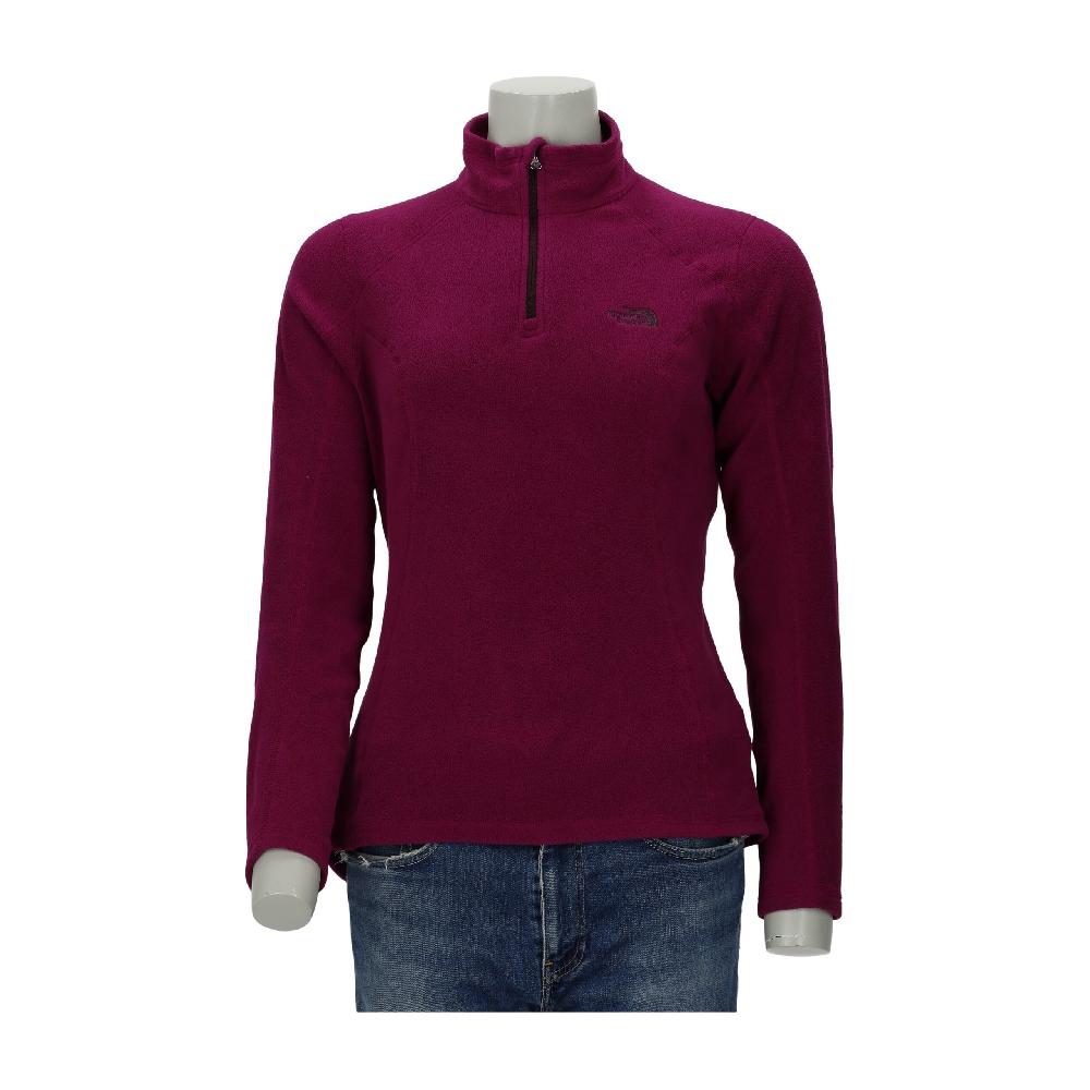 Randonnée / Trek - The North Face Pull polaire TKA 100 Glacier 1/4 Zip Coupe ajustée Femme Taille S Violet - photo 1