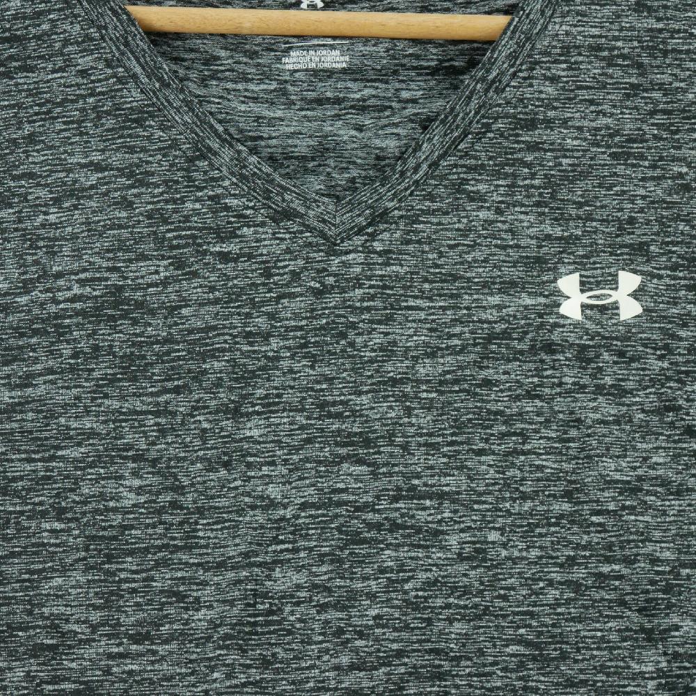 Fitness / Cardio training - Under Armour T-shirt UA Tech Twist V-Neck Coupe ample Effet twist chiné Femme Taille 2XL - photo 3