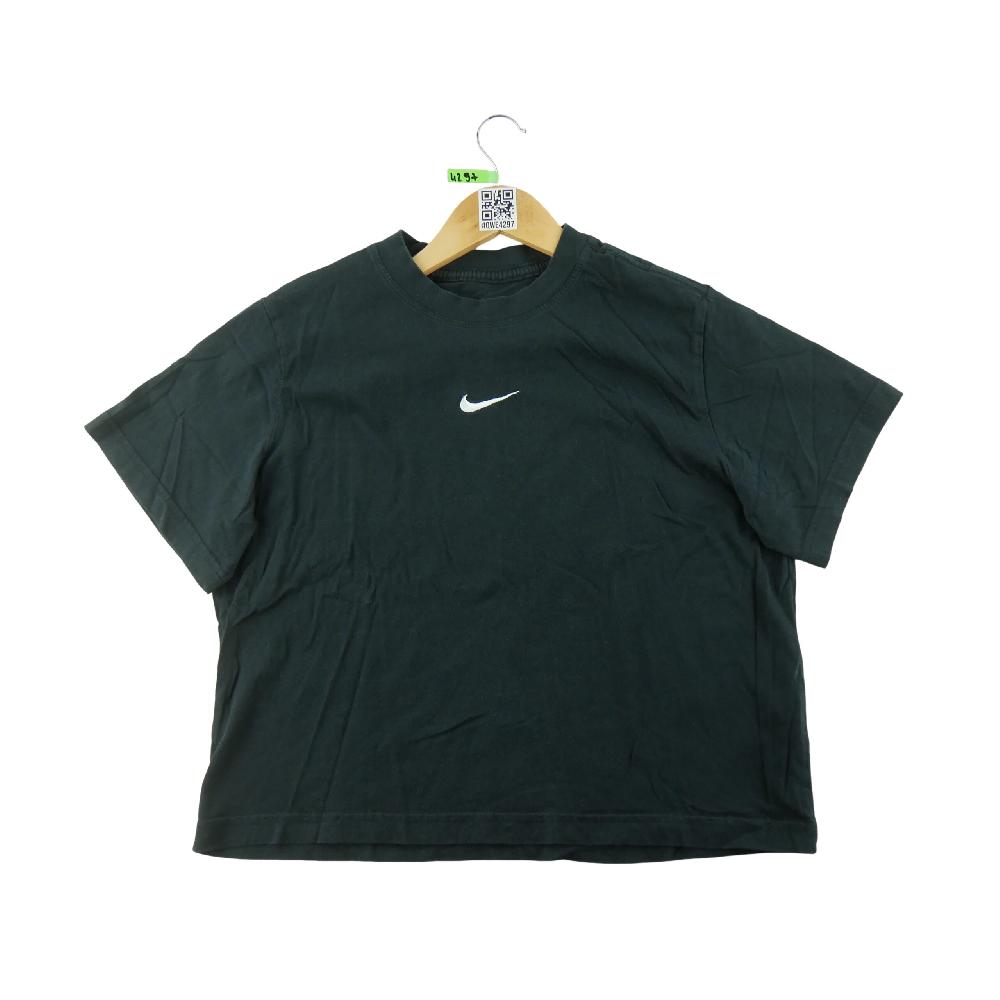 Fitness / Cardio training - Nike T-shirt Sportswear Essential Boxy Coupe boxy ample Coton épais Femme Taille XL Noir - photo 1