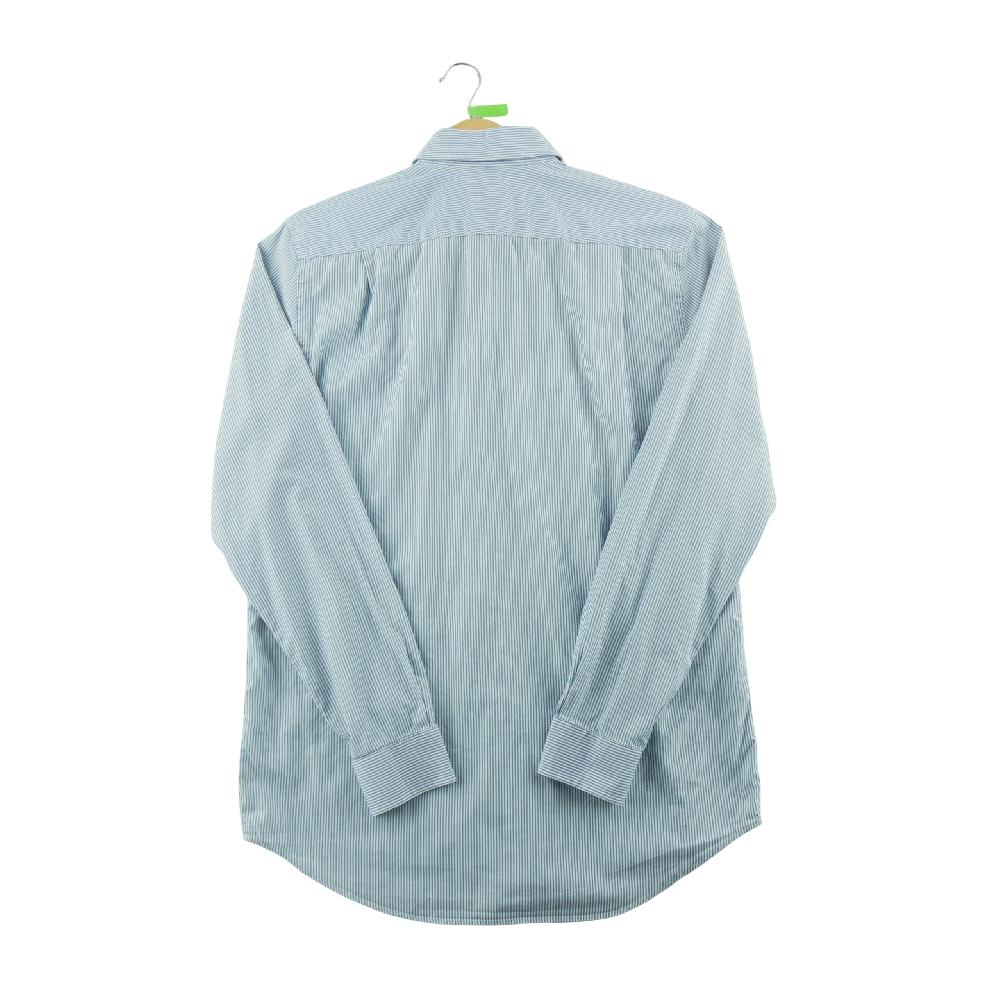 Sportswear - Lacoste Chemise classique Homme Taille S à rayures Bleu clair - photo 2