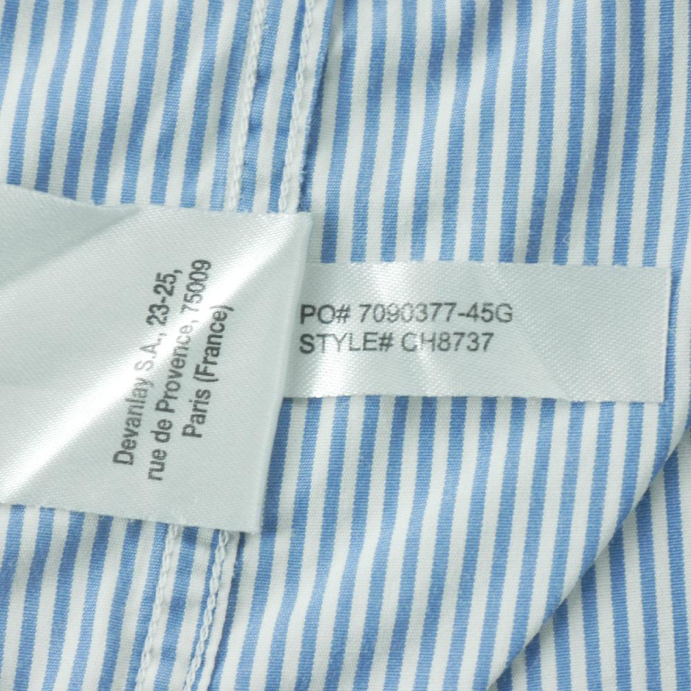 Sportswear - Lacoste Chemise classique Homme Taille S à rayures Bleu clair - photo 7