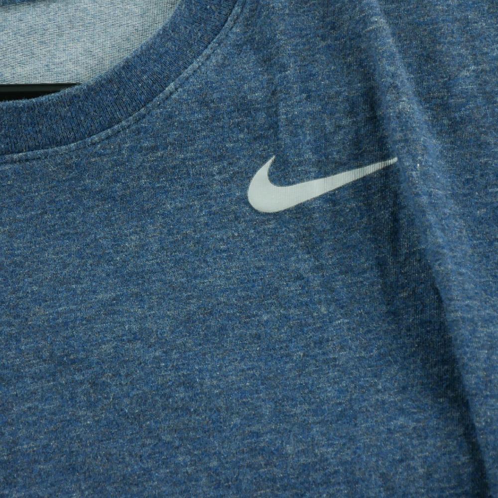 Fitness / Cardio training - Nike T-shirt Dri-Fit Coupe standard Jersey coton-polyester Homme Taille S Marine - photo 3