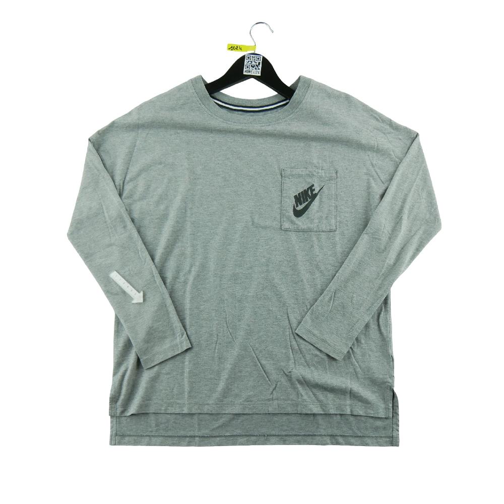 Sportswear - Nike T-shirt manches longues Signal Premium Long-Sleeve Pocket Tee Femme Taille M Gris - photo 5